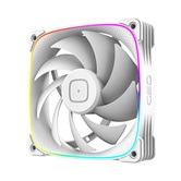 Вентилятор Geometric Future Squama 3003W-12 White 120mm / ARGB, PWM, 120x120x30 mm, 800-2300 RPM, 84.0 CFM, 35.8 dBA / 1F3003W112000