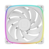 Комплект вентиляторов (3 шт.) Geometric Future Squama 3003W-12 White 120mm / ARGB, PWM, 120x120x30 mm, 800-2300 RPM, 84.0 CFM, 35.8 dBA / 1F3003W312000