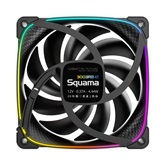 Вентилятор Geometric Future Squama 3003RB-12 Reverse Black 120mm / ARGB, PWM, 120x120x30 mm, 800-2250 RPM, 76.0 CFM, 36.4 dBA / 1F3003R112000