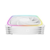 Комплект вентиляторов (3 шт.) Geometric Future Squama 3003RW-12 Reverse White 120mm / ARGB, PWM, 120x120x30 mm, 800-2250 RPM, 76.0 CFM, 36.4 dBA / 1F3003R312100