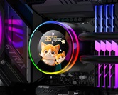 Комплект водяного охлаждения ID-COOLING SL360 V2 LGA1954/1851/1700/1200/115X/AM5/AM4 (6шт/кор,TDP 350W, PWM, LCD Display, TRIPLE ARGB FAN 120mm) RET