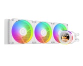 Комплект водяного охлаждения ID-COOLING SL360 V2 WHITE LGA1954/1851/1700/1200/115X/AM5/AM4 (6шт/кор,TDP 350W, PWM, LCD Display, TRIPLE ARGB FAN 120mm, белый) RET