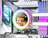 Комплект водяного охлаждения ID-COOLING SL240 V2 WHITE LGA1954/1851/1700/1200/115X/AM5/AM4 (6шт/кор,TDP 300W, PWM, LCD Display, DUAL ARGB FAN 120mm, белый) RET