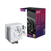 Кулер 1STPLAYER FROST BITE FB12-4 White / 4HPx6mm, single tower, 210W TDP, 1x120mm fan, 800-2300 RPM, 70.15 CFM, 34.8 dBA / FB12-4-WH