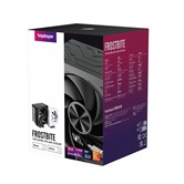 Кулер 1STPLAYER FROST BITE FB12-5 Black / 5HPx6mm, single tower, 220W TDP, 1x120mm fan, 800-2300 RPM, 70.15 CFM, 34.8 dBA / FB12-5-BK