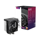 Кулер 1STPLAYER FROST BITE FB12-5 Black / 5HPx6mm, single tower, 220W TDP, 1x120mm fan, 800-2300 RPM, 70.15 CFM, 34.8 dBA / FB12-5-BK