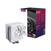 Кулер 1STPLAYER FROST BITE FB12-5 White / 5HPx6mm, single tower, 220W TDP, 1x120mm fan, 800-2300 RPM, 70.15 CFM, 34.8 dBA / FB12-5-WH