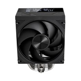 Кулер 1STPLAYER FROST BITE FB12S-6 Black / 6HPx6mm, single tower, 230W TDP, 1x120mm fan, 800-2300 RPM, 70.15 CFM, 34.8 dBA / FB12S-6-BK
