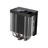 Кулер 1STPLAYER FROST BITE FB12S-6 Black / 6HPx6mm, single tower, 230W TDP, 1x120mm fan, 800-2300 RPM, 70.15 CFM, 34.8 dBA / FB12S-6-BK