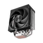 Кулер 1STPLAYER FROST BITE FB12S-6 Black / 6HPx6mm, single tower, 230W TDP, 1x120mm fan, 800-2300 RPM, 70.15 CFM, 34.8 dBA / FB12S-6-BK
