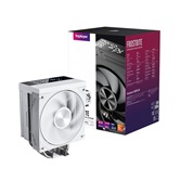 Кулер 1STPLAYER FROST BITE FB12S-6 White / 6HPx6mm, single tower, 230W TDP, 1x120mm fan, 800-2300 RPM, 70.15 CFM, 34.8 dBA / FB12S-6-WH