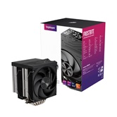 Кулер 1STPLAYER FROST BITE FB12DS-6 Black / 6HPx6mm, dual tower, 250W TDP, 2x120mm fans, 800-2300 RPM, 70.15 CFM, 34.8 dBA / FB12DS-6-BK