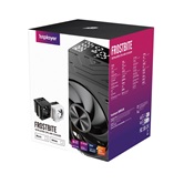 Кулер 1STPLAYER FROST BITE FB12DS-6 Black / 6HPx6mm, dual tower, 250W TDP, 2x120mm fans, 800-2300 RPM, 70.15 CFM, 34.8 dBA / FB12DS-6-BK