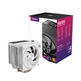 Кулер 1STPLAYER FROST BITE FB12DS-6 White / 6HPx6mm, dual tower, 250W TDP, 2x120mm fans, 800-2300 RPM, 70.15 CFM, 34.8 dBA / FB12DS-6-WH