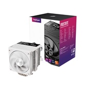 Кулер 1STPLAYER FROST BITE FB12DS-6 White / 6HPx6mm, dual tower, 250W TDP, 2x120mm fans, 800-2300 RPM, 70.15 CFM, 34.8 dBA / FB12DS-6-WH