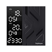 Кулер 1STPLAYER FROST BITE FB12DS-7 Black / 7HPx6mm, dual tower, 270W TDP, 2x120mm fans, 800-2300 RPM, 70.15 CFM, 34.8 dBA / FB12DS-7-BK