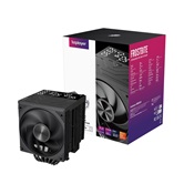 Кулер 1STPLAYER FROST BITE FB12DS-7 Black / 7HPx6mm, dual tower, 270W TDP, 2x120mm fans, 800-2300 RPM, 70.15 CFM, 34.8 dBA / FB12DS-7-BK