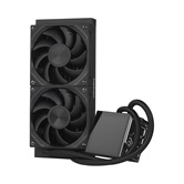 Система водяного охлаждения 1STPLAYER F.A.S.T. FT-240 Black / 2x120mm ARGB fans, 250W TDP, 3.95" LCD screen / FT-240-BK