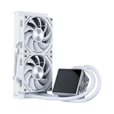 Система водяного охлаждения 1STPLAYER F.A.S.T. FT-240 White / 2x120mm ARGB fans, 250W TDP, 3.95" LCD screen / FT-240-WH