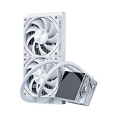Система водяного охлаждения 1STPLAYER F.A.S.T. FT-240 White / 2x120mm ARGB fans, 250W TDP, 3.95" LCD screen / FT-240-WH