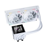 Система водяного охлаждения 1STPLAYER F.A.S.T. FT-240 White / 2x120mm ARGB fans, 250W TDP, 3.95" LCD screen / FT-240-WH