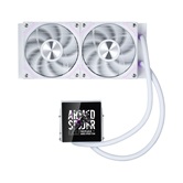 Система водяного охлаждения 1STPLAYER F.A.S.T. FT-240 White / 2x120mm ARGB fans, 250W TDP, 3.95" LCD screen / FT-240-WH