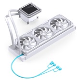 Комплект водяного охлаждения JONSBO TX-360 White LGA1851/1700/1200/115X/AM5/AM4 (4шт/кор, TDP 320W, ARGB FAN and ARGB LCD Display PUMP,  PWM, TRIPLE FAN 120mm, белый) RET