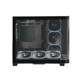 Корпус XASTRA QR600 7ARGB-FG-C10-UC Black ATX/Aquarium/Curve Glass /Led Strip/7x120mm ARGB PWM FG fans/Argb+PWM HUB 10port/ Type-C/ QR600-7FG12A-C10-UC-L