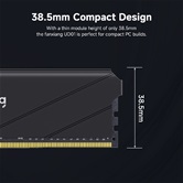 Модуль памяти DDR4 Fanxiang 16GB (2x8Gb) 3200MHz Black Heatsink / Hynix MFR CL18(18-20-20-40) 1.35V Retail box /FU4HB32ACK2-TBB